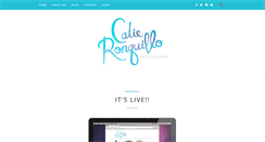 Desktop Screenshot of blog.catieronquillo.com
