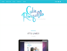 Tablet Screenshot of blog.catieronquillo.com
